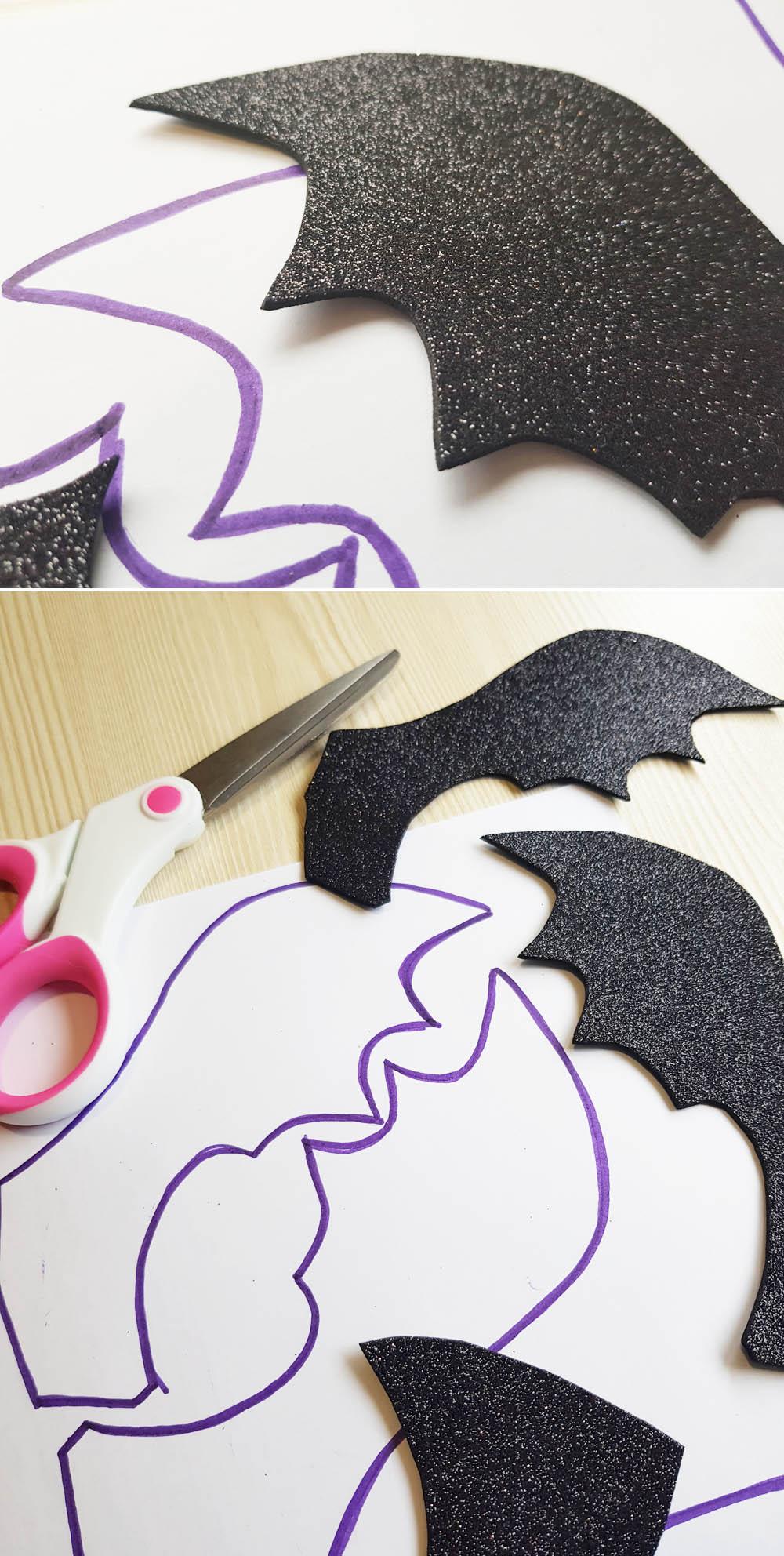vampirina no sew fancy dress up halloween disney diy headband hair vampire tutorial mum crafts 1.jpg